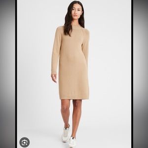 Petite Mock-Neck Sweater Dress